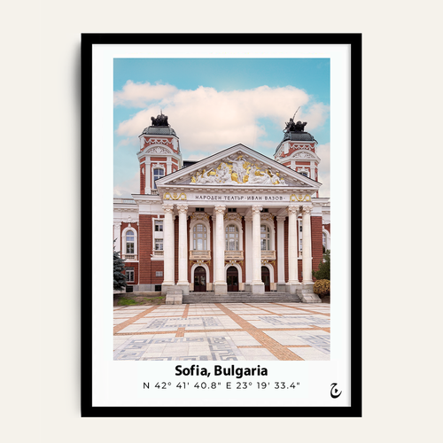 Centre Stage, Sofia framed wall art by Vajwala