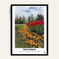 Sofia in Bloom framed wall art by Vajwala