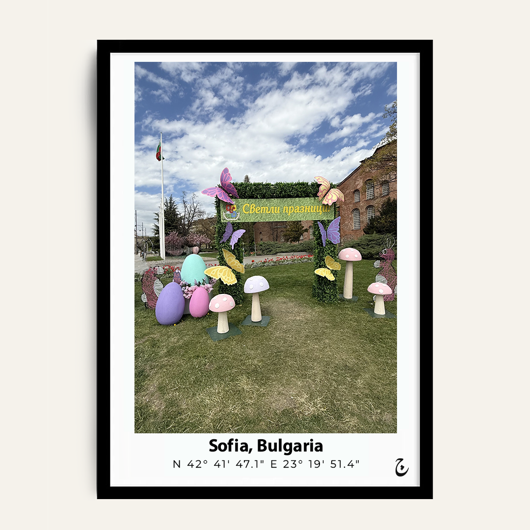 The Garden Decided framed wall art by Vajwala