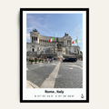 White Marble Morning framed wall art by Vajwala