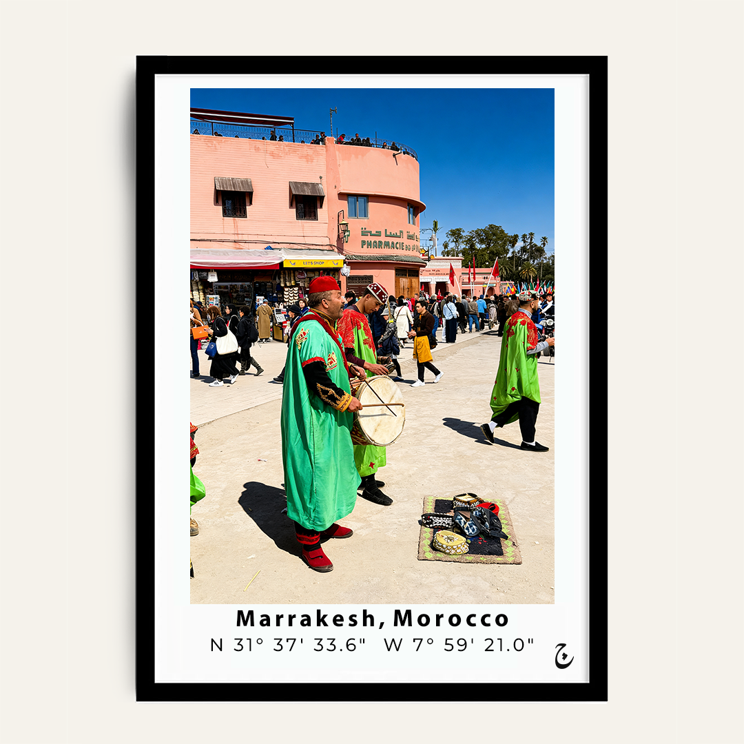 The Square Has Its Own Language framed wall art by Vajwala