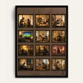 Twelve Stories framed wall art by Vajwala