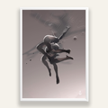 Weight of Nothing framed wall art by Vajwala