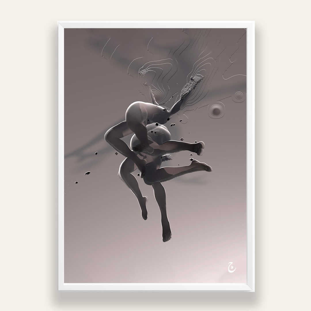 Weight of Nothing framed wall art by Vajwala