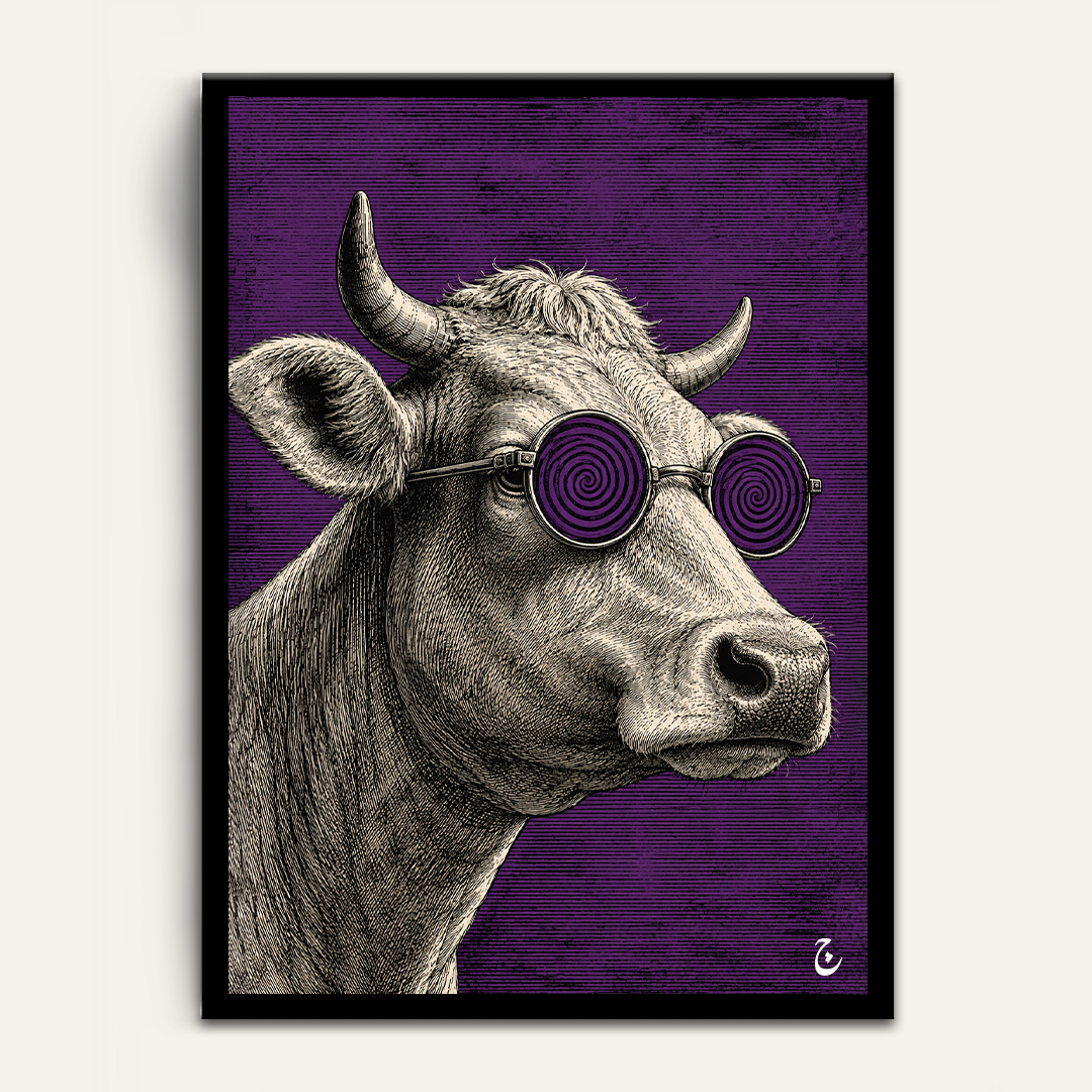 Spiral Vision framed wall art by Vajwala