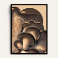 Folded Gills framed wall art by Vajwala