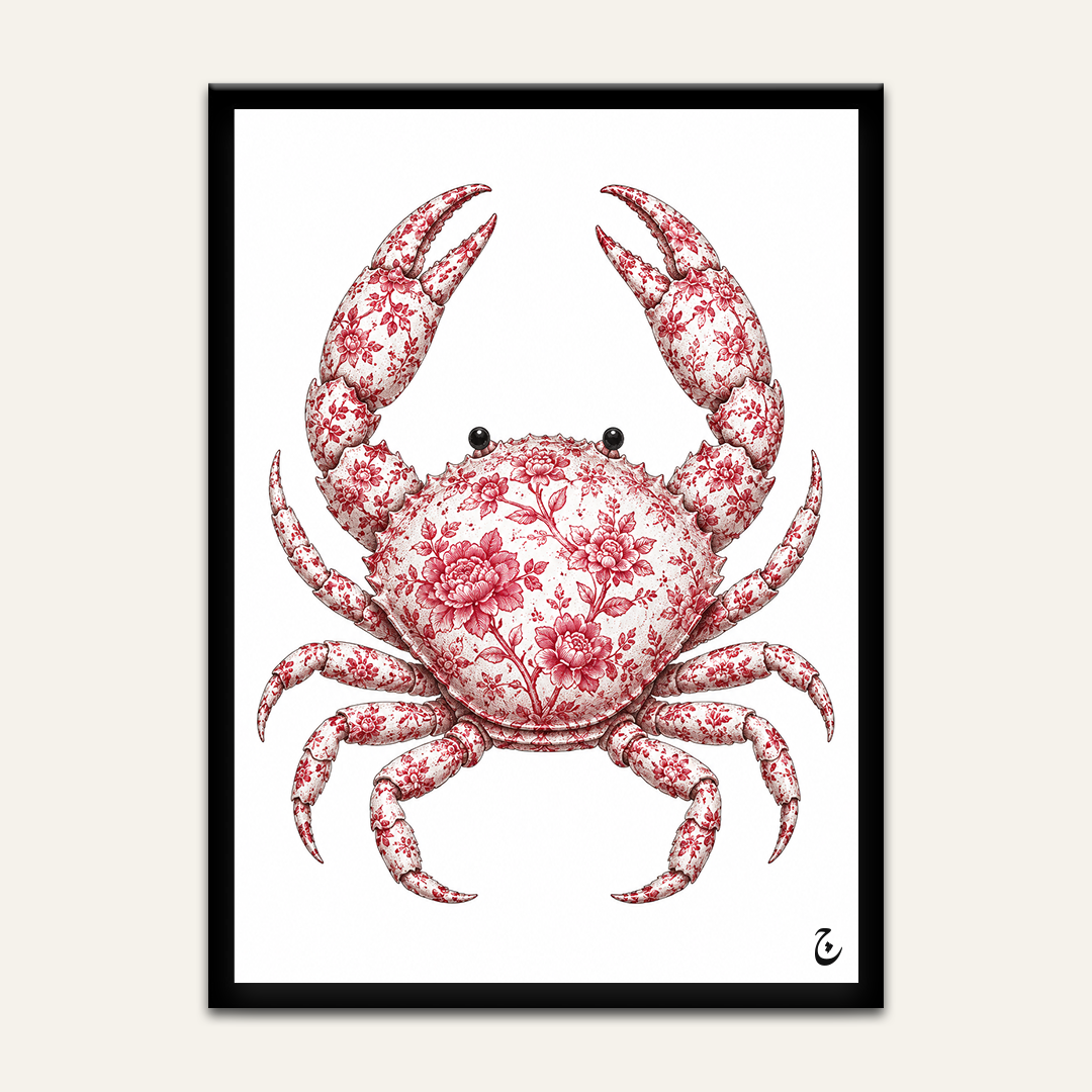 Porcelain Claw framed wall art by Vajwala