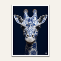 Delft Gaze framed wall art by Vajwala