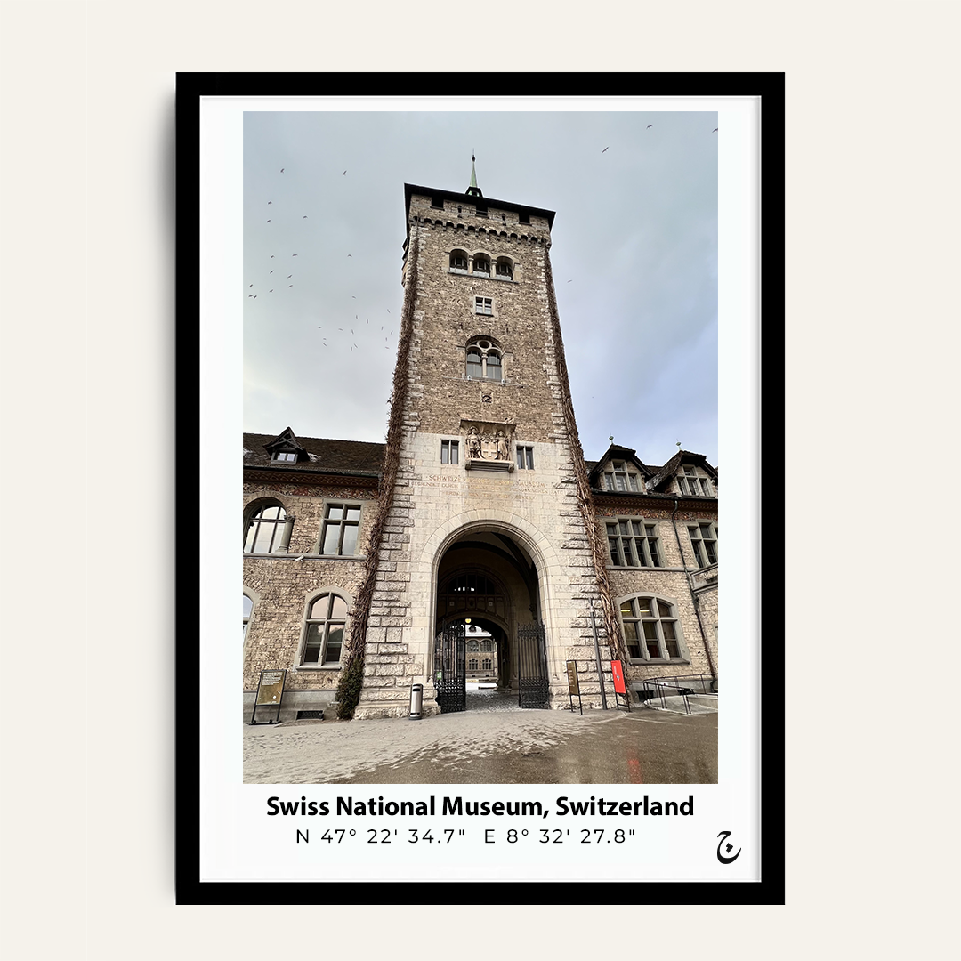 The Tower in Zürich framed wall art by Vajwala
