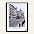 The Street Before It Wakes framed wall art by Vajwala