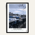 Moored framed wall art by Vajwala